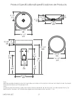 Preview for 2 page of Lacava TORRE 5150P Owner'S Manual