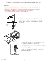 Preview for 4 page of Lacava Zoom EX05A Owner'S Manual