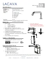 Lacava ZOOM EX42-D1 Owner'S Manual preview