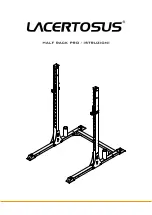 Preview for 10 page of Lacertosus HALF RACK PRO Instructions Manual