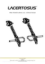 Preview for 21 page of Lacertosus PRO POWER ARMS 2.0 Manual