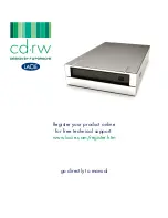 Preview for 1 page of LaCie 103677 - CD-RW Drive - SCSI User Manual