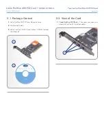 Preview for 6 page of LaCie 107355 - PCI Firewire400 Card User Manual