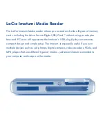 Preview for 2 page of LaCie 108618 - Imatumi Media Reader Card Quick Install Manual