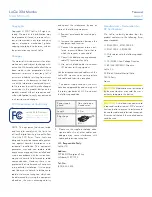 Preview for 3 page of LaCie 130778 - 324 - 24" LCD Monitor User Manual