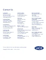 Preview for 24 page of LaCie 130811 - USB Speakers PC Multimedia Quick Install Manual