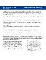 Preview for 10 page of LaCie 130821 - FireWire 800 PCI Card Design User Manual