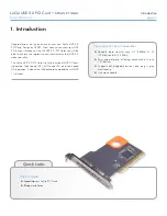 Preview for 4 page of LaCie 130822 - FireWire 400 ANF 800 USB 2.0 PCI Card Design User Manual