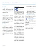 Предварительный просмотр 2 страницы LaCie 130822 - FireWire 400 ANF 800 USB 2.0 PCI Card... User Manual