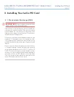 Preview for 7 page of LaCie 130822 - FireWire 400 ANF 800 USB 2.0 PCI Card... User Manual