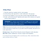 Preview for 5 page of LaCie 130906 - Sound2 Speakers PC Multimedia Quick Install Manual