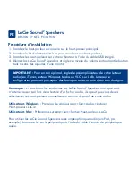 Preview for 6 page of LaCie 130906 - Sound2 Speakers PC Multimedia Quick Install Manual