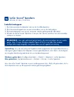 Предварительный просмотр 10 страницы LaCie 130906 - Sound2 Speakers PC Multimedia Quick Install Manual