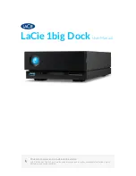 Preview for 1 page of LaCie 1bigDock User Manual