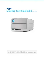 Preview for 1 page of LaCie 2big Dock Thunderbolt User Manual