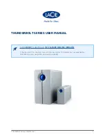 LaCie 2big Thunderbolt Series 4 TB User Manual preview