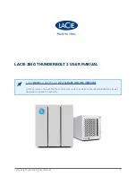 LaCie 2big Thunderbolt User Manual preview