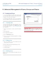 Preview for 29 page of LaCie 300782 - Ethernet Disk NAS Server User Manual