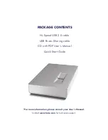 Preview for 3 page of LaCie 300818 - SAFE Mobile 120 GB External Hard... Quick Start Manual