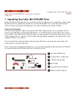 Предварительный просмотр 6 страницы LaCie 300820U - DVD+/-RW Drive Slim Design User Manual