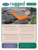 Preview for 1 page of LaCie 301015 - Rugged Hard Disk 120 GB External Drive Features & Specifications