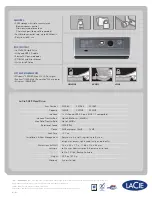 Preview for 2 page of LaCie 301083 Brochure & Specs