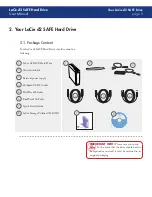 Предварительный просмотр 8 страницы LaCie 301114U User Manual