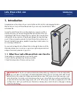 Preview for 7 page of LaCie 301138U - Ethernet Disk Mini NAS Server User Manual