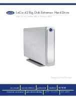 Preview for 1 page of LaCie 301157U - Ethernet Big Disk NAS Server User Manual