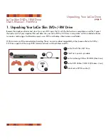 Preview for 7 page of LaCie 301231 - Firewire Slim DVD±RW Drive User Manual