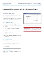 Preview for 29 page of LaCie 301300U - Ethernet Disk NAS Server User Manual