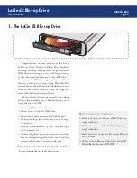 Предварительный просмотр 7 страницы LaCie 301856U - d2 Blu-ray Drive User Manual