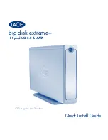 Preview for 1 page of LaCie big disk extreme + Quick Install Manual