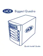 LaCie Biggest Quadra Quick Install Manual предпросмотр