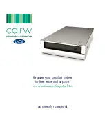 LaCie CD-RW FireWire User Manual preview