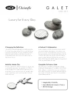 LaCie Christofle Galet Datasheet preview