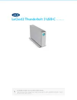 LaCie d2 Thunderbolt 3 User Manual предпросмотр