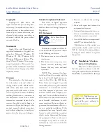 Предварительный просмотр 2 страницы LaCie Drive User Manual
