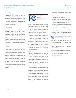 Предварительный просмотр 2 страницы LaCie eSATA PCI Card User Manual