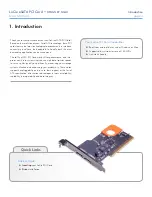 Preview for 4 page of LaCie eSATA PCI Card User Manual