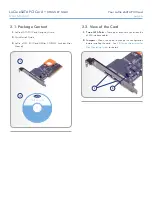 Предварительный просмотр 6 страницы LaCie eSATA PCI Card User Manual