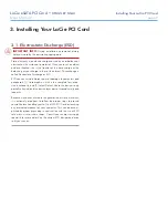 Предварительный просмотр 7 страницы LaCie eSATA PCI Card User Manual