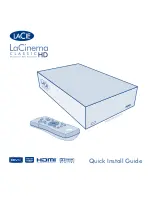 Предварительный просмотр 1 страницы LaCie LaCinema Classic HD Quick Install Manual