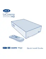 Предварительный просмотр 1 страницы LaCie LaCinema Classic Quick Install Manual