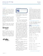 Preview for 4 page of LaCie LaCinema Mini HD Bridge User Manual