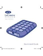 Preview for 1 page of LaCie LaCinema Rugged Quick Install Manual