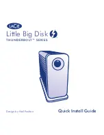 Preview for 1 page of LaCie Little Big Disk Thunderbolt™ Series Quick Install Manual