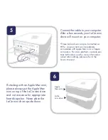 Предварительный просмотр 6 страницы LaCie Mini Firewire Companion Hard Drive Quick Start Manual