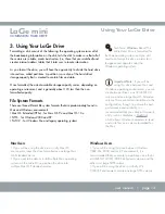 Предварительный просмотр 13 страницы LaCie mini FireWire User Manual