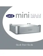 LaCie mini usb 2.0 companion hard drive Quick Start Manual preview